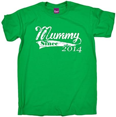 123t Men's Mummy Since 2014 Mum Mother T Shirt Grandma Children Child Kids Granny Year Personalised Baby Babies Birthday Gift Christmas Present T-SHIRT