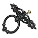 JC Handle Black 33mm Drop Ring Knob Kitchen Furniture Chest Cabinet Drawer Pull