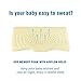 Anti Roll Baby Toddler Pillow for Sleeping in Crib - Breathable Memory Foam Head and Neck Support Pillow with Hypoallergenic Machine Washable Cover