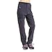 Women's Fleece-Lined Softshell Pants w/ 6 Pockets - Weather-Resistant