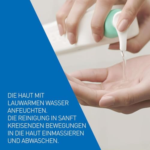 Schäumendes Reinigungsgel für Gesicht und Körper, Normale bis fettige Haut, Mit Hyaluron und 3 essenziellen Ceramiden