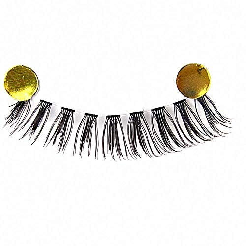 Nicedeal 10 Pairs Natural Look Taiwan Handmade Fake False Eyelashes Eye Lashes Transparent Stem 218 Classical Eyelashes Make-up Tools and Brushes for Beauty