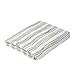 Oliver & Rain Organic Muslin Baby Boy Swaddle Blankets 2 Pack Receiving Blanket, Green Forest, Green Stripe