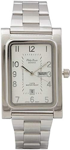 Philip Persio Men's White Dial Stainless Steel Band Watch [V5CEM23171] price  in UAE | Amazon UAE | kanbkam