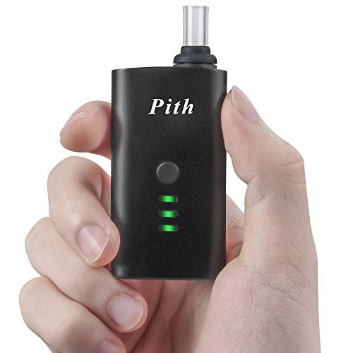 PITH Dry Herb Vaporizer Portable Vape Kit, Large 0.8ml Chamber Oven E