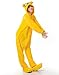 VU ROUL Halloween Costumes Dog Onesie Pajamas Medium Yellow