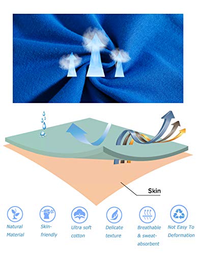 Benaive Pajamas for Boys Girls, Pjs for Boy Cotton Pajama, 2-Piece Solid Colors Children Sleepwear Pants Set (Blue, 2T)