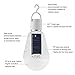 Solar Panel Light Bulb LED Powered Light,Sky Castle Portable Waterproof Emergency Light Bulb,7w 1200mAH with White Light for Indoor and Outdoor,Garden,Hiking,Camping(White-4pack)