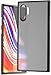 TOZO for Samsung Galaxy Note 10 Plus Case PC + TPU Clear Hard Back Panel Hybrid PC+TPU Protect Cover Shock Absorption Back Bumper for Samsung Galaxy Note 10+ 5G (Matte Black)