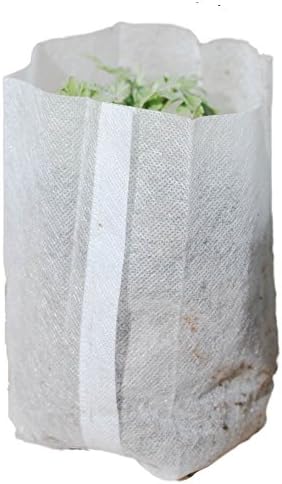 6.5" Extra Deep 30 Growing Bags mini Aeration Fabric Seedling Planting Pots Size: 4" x 4" x 6.5"