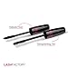 3D Fiber Mascara 300X by Lash Factory - Black, Waterproof, Natural and Hypoallergenic Volumizing Mascara for Lengthening and Thickening Lashes