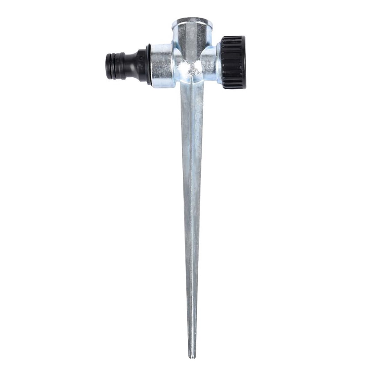 ZONADAH Lawn Sprinkler Spike Base 1/2 inches Zinc Alloy Water Flow Thru Sprinkler for Garden Yard Lawn and Grass Irrigation