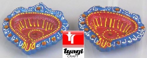 Designer Decorative Diyas Diva for Wedding Meditation Indian Puja