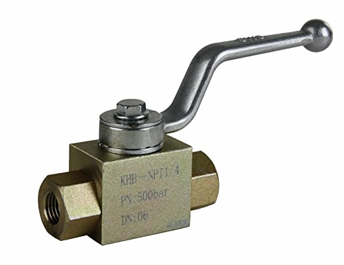 Raptor Blast High Pressure Ball Valve, 1/4" Female X Female, 7250PSI