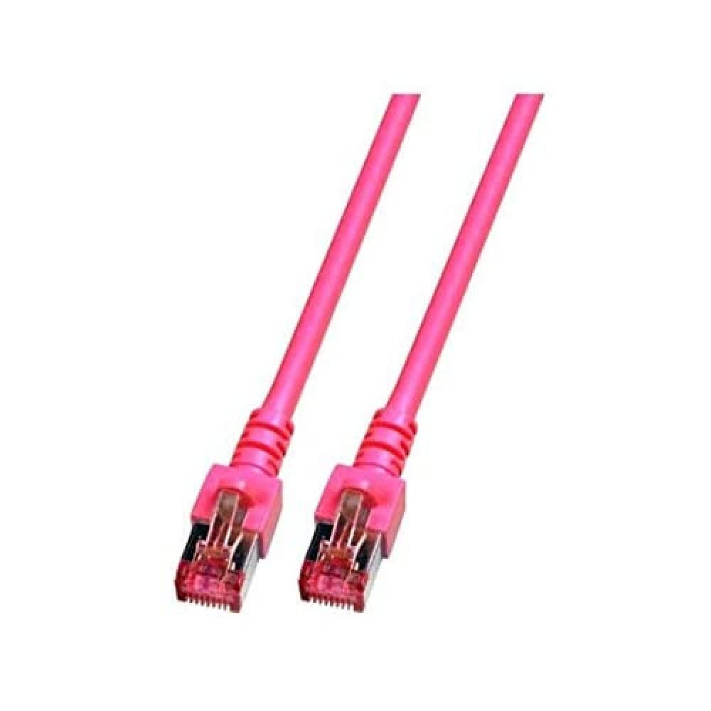EFB-Elektronik RJ45 Patch Cable S/FTP Category 6 LSZH 15 m Magenta