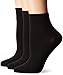 No nonsense Women's Flat Knit Ankle Socks 3-Pack