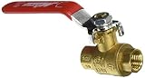 Milton S-1094-4 1/4" FNPT Full Port Brass Ball Valve