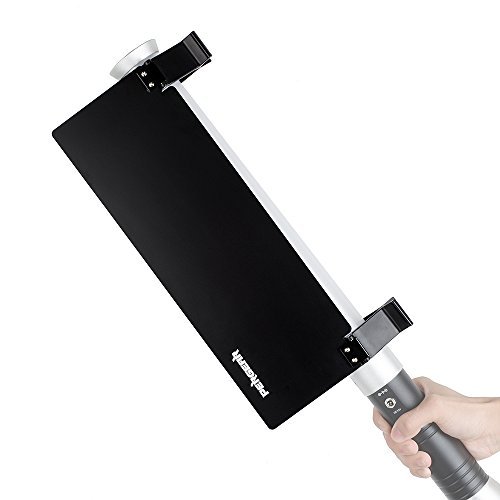 Pergear 35cm Metal Adjustable Barn Door for Video Camera Handheld LED Magic Tube Light