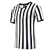 Shinestone Referee Shirts, Men's Basketball Football Soccer Sports Referee Umpire Shirt Referee Shirt Jersey Costume Short Sleeves, Perfect for Outdoor Sports