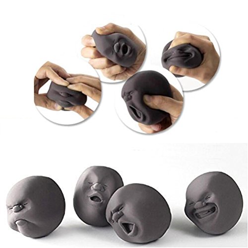 Yonger Vent Human Face Ball Anti-stress Ball Funny Decompression Toy