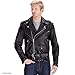 Nomad USA Classic Motorcycle Biker Leather jacket for Men (3XL)