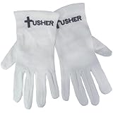 Swanson Christian ProductsWhite Cotton Gloves for Church Ushers Greeters Deacons Pallbearers Wedding Serving Formal Uniforms