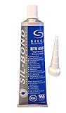 BLACK Smoker Leak Sealer cook chamber joint crack door gap RTV 3 oz BBQ pit silicon Hi temperature
