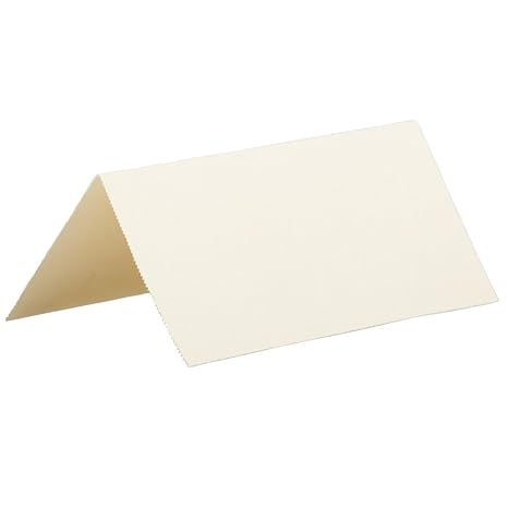 Jam Paper Printable Place Cards 3 3 4 X 1 3 4 Ivory 12 Pack