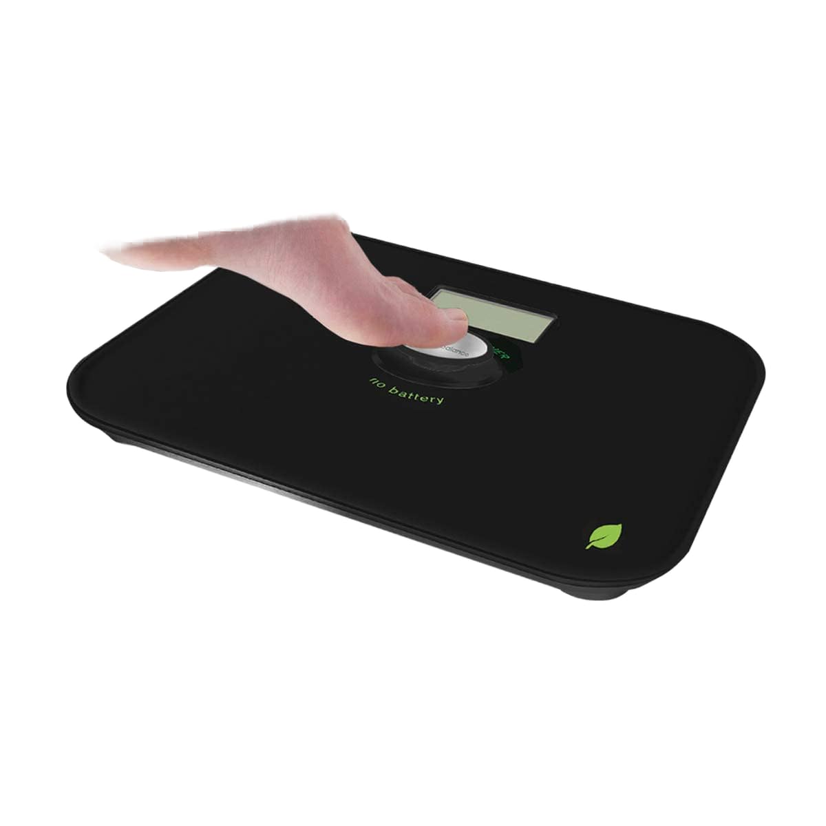 Little Balance 8185 Kinétic Black Bathroom Scale, Glass