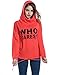 Zeagoo Women Casual Drop-Shoulder Sleeve Letter Print Pullover Hoodie Sweatshirt