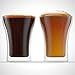 Anchor and Mill Double Walled Coffee Glasses, 7.5 Ounce Set of 2, Cappuccino Cups, Latte, Espresso, Nespresso, Value Plus Set