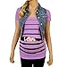 Drindf Tops Woman T-Shirt,Stripe Baby Ruched Side Top, Pregnancy Style Blouse