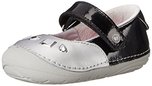 stride rite silver mary janes