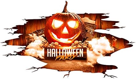 Amazon ウォールステッカー ハロウィン 子供部屋 窓 秋 ステッカー かわいい 壁紙 シール 壁穴 3d 立体 ハロウィンパーティー トリックアート お店 はがせる お城 月 かぼちゃ 魔女 モンスター ハロウイン 妖怪 窓 蜘蛛 怖い Diy 屋敷 用品 仮装 店舗 学際