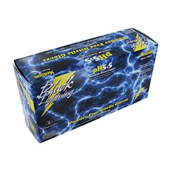 Amazon.com: Black Lightning Disposable Nitrile Gloves