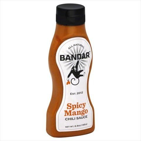 Bandar Monkey 6.9 oz. Sauce Chili Spicy Mango, Case Of 6 by Bandar Monkey Foods