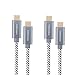 CableCreation USB C Cable 10ft [2-Pack], Braided Fast Charging Cable Type-C to Type-C,Compatible with MacBook Pro, Galaxy S22 Ultra/S20+/S10, etc