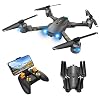 Drone with Camera for Adults – Wide-angle RC Quadcopter for Beginners, FPV Live Video, Altitude Hold, Headless Mode, 3…