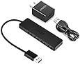 Anker 4-Port USB 3.0 Ultra-Slim Portable Data Hub with 12W Power Adapter for Macbook, Mac Pro / mini, iMac, XPS, Surface Pro, Notebook PCs and More