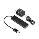 Anker 4-Port USB 3.0 Ultra-Slim Portable Data Hub with 12W Power Adapter for Macbook, Mac Pro / mini, iMac, XPS, Surface Pro, Notebook PCs and More