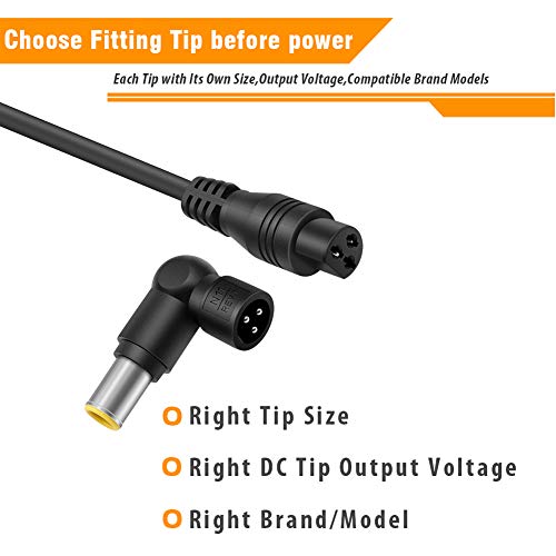 POWSEED 65W Universal Laptop Power Adapter for Lenovo Toshiba Asus Acer HP Dell Samsung Notebook Chromebook Ultrabook PD USB-C Type-C Charger Supply Cord - Thumbnail 6