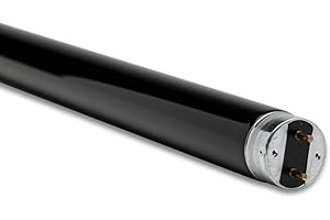lumenivo F15T8 15W Blacklight Linear Fluorescent Lamp 18 Inch Black Light Bulb – G13 Medium 2 Pin Base – 1 Pack