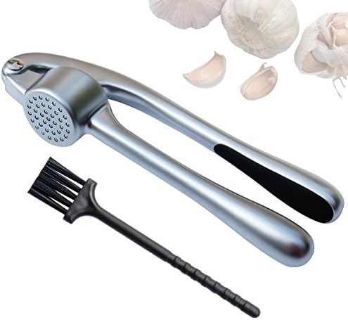 Garlic Press Crusher Kitchen Garlic Presser Tool Heavy-duty Garlic Mincer With Large Crushing Chamber and Comfortable Gripping Handles