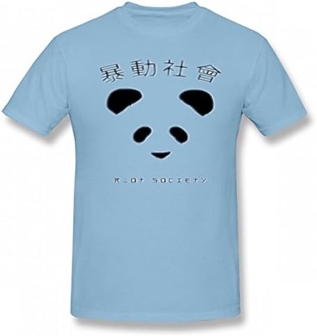 Unique Asian Panda Drip Men Novelty Funny Good Quality T Shirt