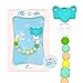 2 in 1 Elephant Silicone Teething Beads and Pacifier Clip for Girls and Boys with 100% Safe Chewable Teething Beads - Toddler & Baby Teether Toy also comes in Dinosaur and Star Design