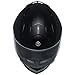 TORC Men's Full Face helmet Flat Black Flag M