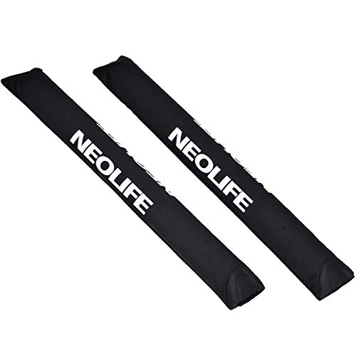 Neolife Car Roof Rack Pads for Surfboard Kayak SUP Snowboard Racks 28inch Long Large Aero Bars [Pair] - Thumbnail 6