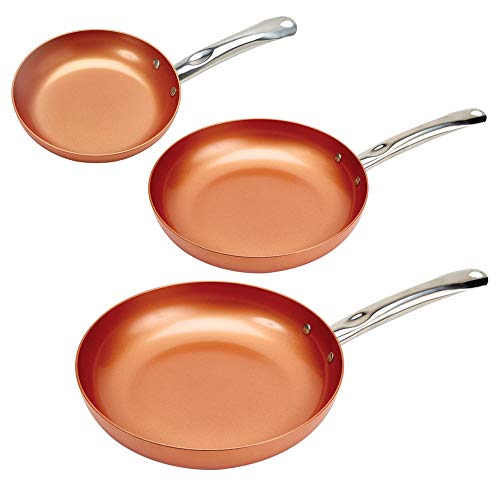 Copper Chef Round Pan 3 Pack 8/10/12" (Certified Refurbished)