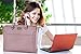 IAITU Laptop Tote Bag,15.6 Inch Women Elegant Laptop Bag Tablet Case Handbag for Office Travel School (Purple)