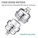 HSheng TPK 15-Stage Replacement Shower Water Filter Cartridges with Vitamin C for Hard Water - Compatible with Universal Shower Heads and Handheld Shower Reduces Dry Itchy Skin, Dandruff, Eczema